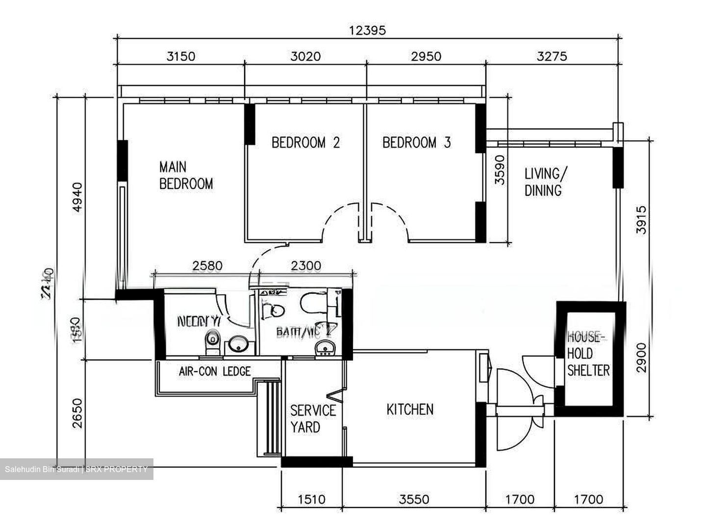 Blk 314B Waterway Cascadia (Punggol), HDB 4 Rooms #631002811
